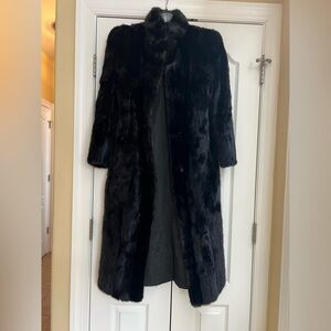 Vintage Gittelman’s Sons black full length mink coat